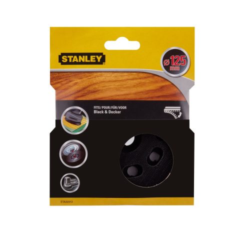 STANLEY Támtányér excenter csiszolókhoz, tépőzáras 125mm                                              STA32312-XJ