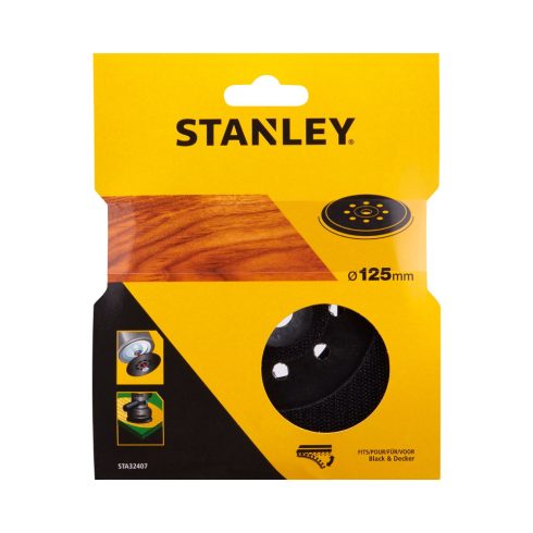 STANLEY Kör alakú tartalék alátétkorong, tépőzáras 125mm                                              STA32407-XJ