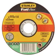   Egyenes vágókorong 115 x 22,2 mm, vast. 1,6 mm                                                        STA32612-QZ