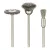 Forgókefe fúróhoz kör alakú átmérő 22 mm, csésze alakú átmérő 15 mm, vég átmérő 5 mm, rögzítőtengely  STA36090-XJ