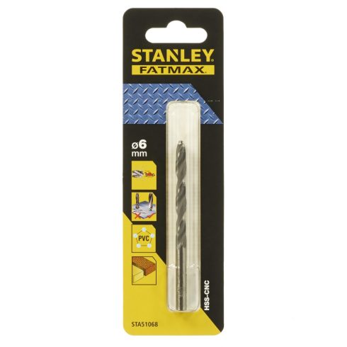 STANLEY FATMAX HSS-CNC fémfúró átmérő 6,0 x 93/59 mm                                                  STA51068-QZ