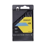   HSS-R fémfúró szett átmérő 1,5-6,5 mm (0,5 mm-nként növekvő)                                          STA56015-QZ