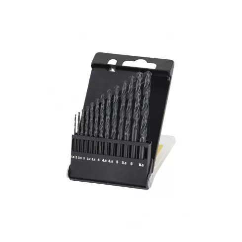 HSS-R fémfúró szett átmérő 1,5-6,5 mm (0,5 mm-nként növekvő)                                          STA56015-QZ