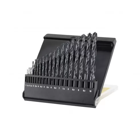 HSS-R fémfúró szett átmérő 1-10 mm (0,5 mm-nként növekvő)                                             STA56025-QZ