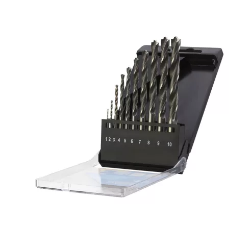 STANLEY FATMAX Fémfúró készlet, HSS-CNC, 10 darabos, kazettában                                       STA56123-XJ