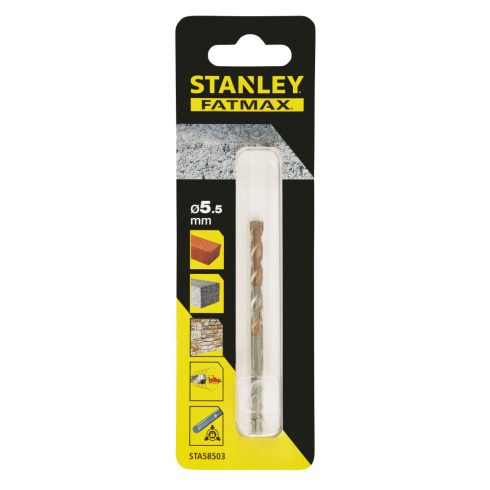 STANLEY FATMAX Kőzetfúró, átmérő 5,5 x 85/45 mm                                                       STA58503-QZ