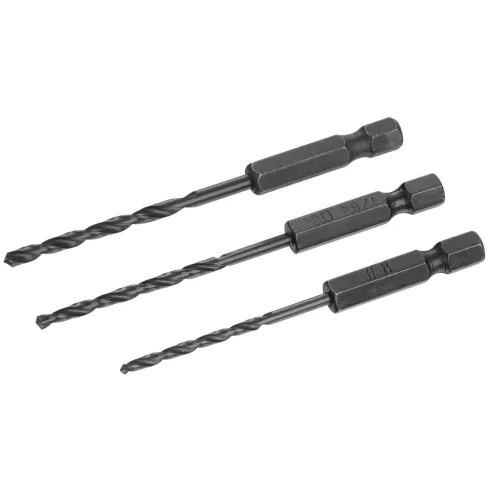 Süllyesztő fúró szett 4-5-6 mm fúrószár és # 8-10-12 süllyesztő                                       STA62509-XJ