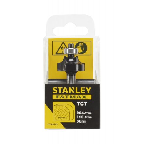 Marószerszám kerek TCT/HM, r6 x 24.7 mm                                                               STA80303-XJ