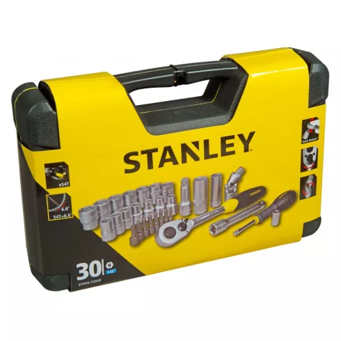 STANLEY 30 részes 1/2' dugókulcs készlet  10-24 mm sfk                                                STHT0-73929