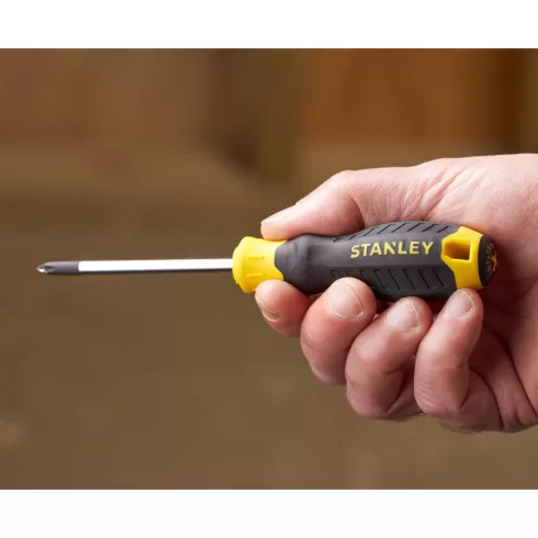 STANLEY Cushion Grip csavarhúzó Phillips PH 1PT x 75mm                                                STHT16155-0