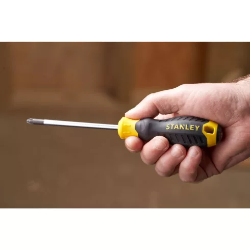STANLEY Cushion Grip csavarhúzó Pozidriv PZ 2PT x 100mm                                               STHT16163-0