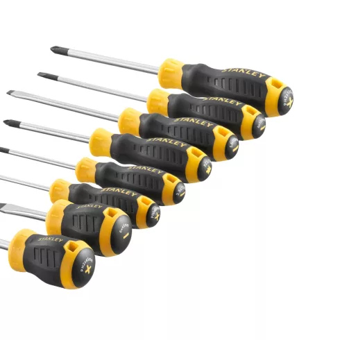 STANLEY Cushion Grip csavarhúzó szett FL/PHIL 8 részes                                                STHT16167-0
