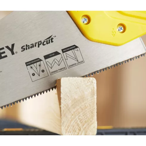 STANLEY 2. generációs sharpcut fűrész 7 tpi, 380 mm                                                   STHT20366-1