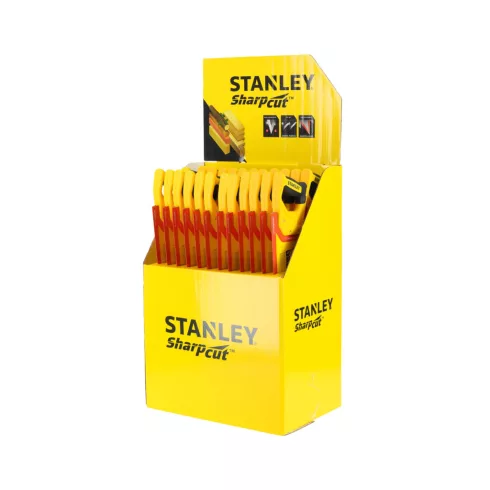 STANLEY 2. generációs Tradecut fűrész 7 TPI 550 mm, 24 db-os displayben                               STHT20368-9