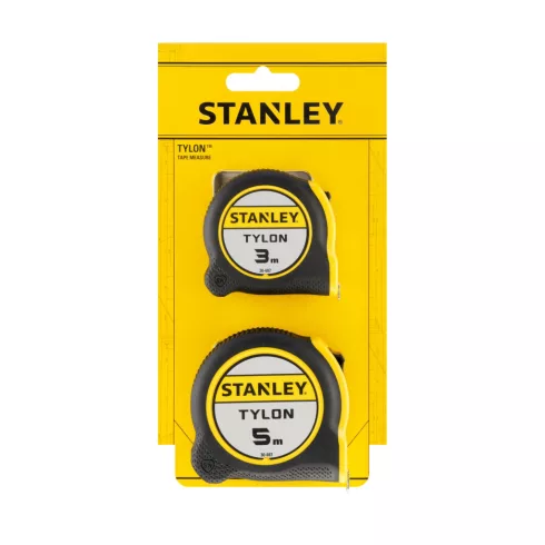 STANLEY Tylon mérőszalag, dupla csomag (1db 3mx13mm + 1db 5mx19mm)                                    STHT37260-0