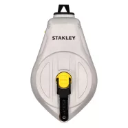   STANLEY kicsapózsinór 1:1, 30m, alumínium, 0,7mm csavart zsinór, függőón funkció                      STHT47110-0