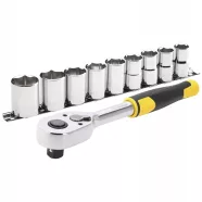   STANLEY 1/2 ' dugókulcs szett 5 fokonkénti fogazással                                                 STMT82671-0