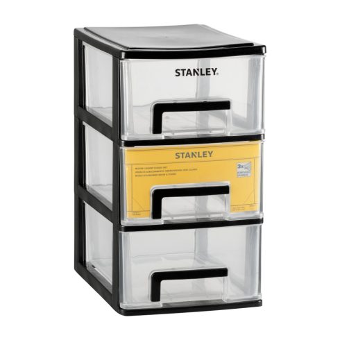 STANLEY Essential 3 fiókos tároló - közepes                                                           STST40711-1