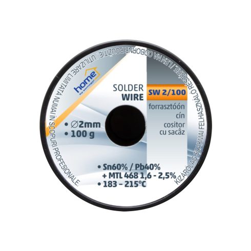 Forrasztó ón 2,0mm-100g, HSO                                                                          SW2/100