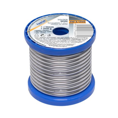 Forrasztó ón 3,0mm-250g, HSO                                                                          SW3/250