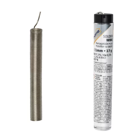 Forrasztó ón 1,0mm-17g toll, HSO                                                                      SWCU1/17