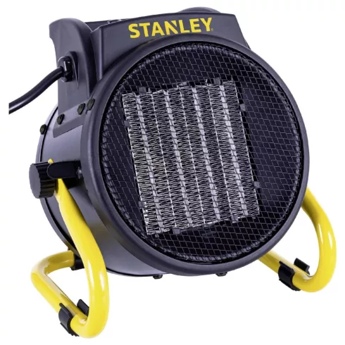 STANLEY PTC fűtőtest, 1000/2000W,légszállítás 100m3/h,fém ház, termosztát, túlmelegedés védelem, HSO  SXJH002000E