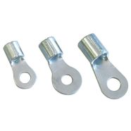   Szigeteletlen szemes saru, ónozott elektrolitréz, 4mm2, M5, (d1=3,4mm, d2=5,3mm)                      SZ4-5