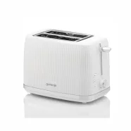   Gorenje kenyérpirító, 850W, 7 fokozat, újramelegítés, kiolvasztás, világított nyomógomb, fehér, HSO   T850DPW