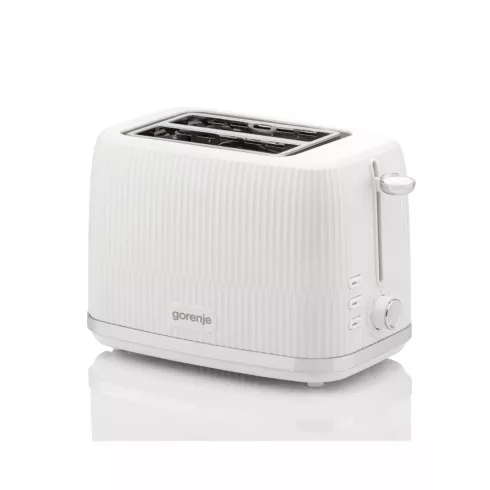 Gorenje kenyérpirító, 850W, 7 fokozat, újramelegítés, kiolvasztás, világított nyomógomb, fehér, HSO   T850DPW