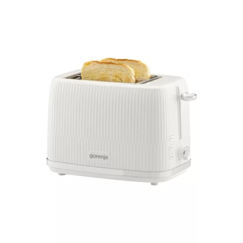 Gorenje kenyérpirító, 850W, 7 fokozat, újramelegítés, kiolvasztás, világított nyomógomb, fehér, HSO   T850DPW