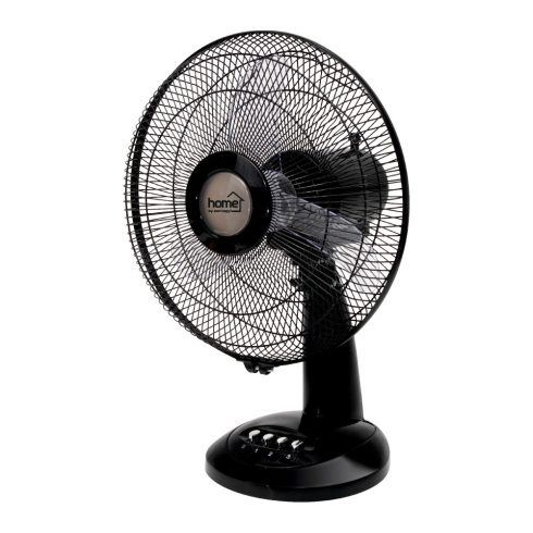Asztali ventilátor, 30cm, 40 W, fekete, HSO                                                           TF32/BK