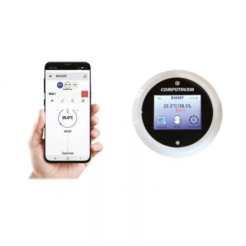Wi-Fi termosztát vezeték nélküli hőérzékelővel                                                        THB400RF