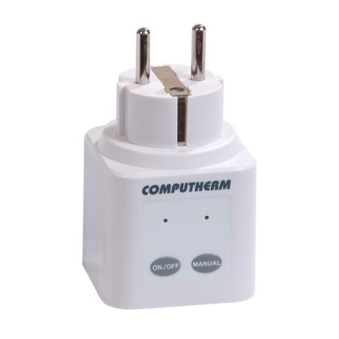 Vezeték nélküli (rádiófrekvenciás) termosztáttal vezérelhető dugalj                                   THQ1RXRF