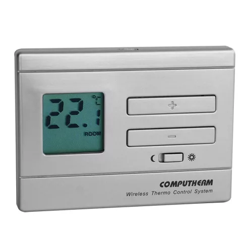 Vezeték nélküli (rádiófrekvenciás), digitális szobatermosztát (vevőegység nélkül)                     THQ5RFTX
