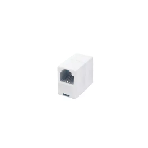 Telefontoldó, 6P4C, alj-alj, fehér, bliszteres, HSO                                                   TS15WH/X