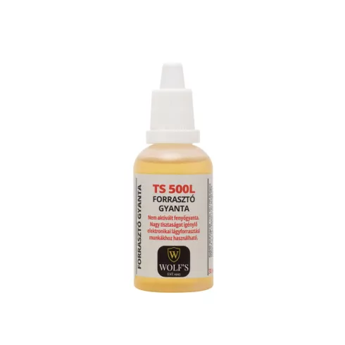 Forrasztó gyanta, folyékony, savmentes, 30ml, HSO                                                     TS500L