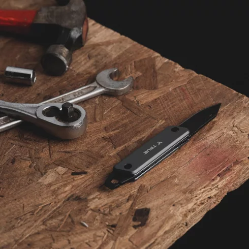 TRUE UTILITY MODERN KEY CHAIN KNIFE - Grey (Hang Pack) kés és multifunkciós szerszám, HSO             TU7060N