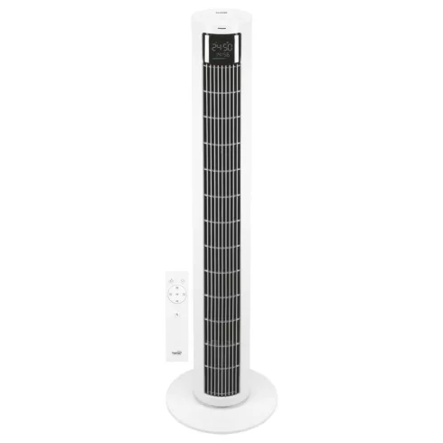 Oszlopventilátor távirányítóval, 60W, 4 fokozat, 4 mód, oszcillálás, 100cm magasság, időzítővel, HSO  TWFR100C