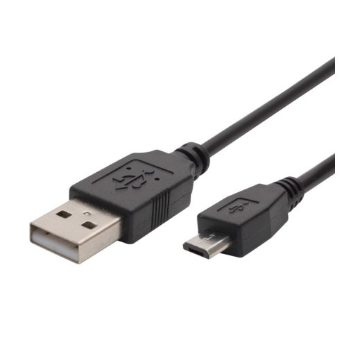 micro USB-B töltőkábel, HSO                                                                           USBA/MICRO-1
