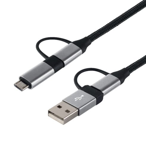 4in1 USB töltőkábel, HSO                                                                              USBMULTI