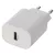 Univerzális USB töltő BASIC, max. 10 W, USB-A, fehér                                                  V01B10