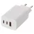 Univerzális USB töltő GaN PD, max. 65 W, gyorstöltés, USB-A, 2 x USB-C, fehér                         V05G65
