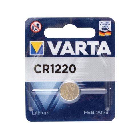 CR1220 Varta 3V gombelem, Litium                                                                      VARTACR1220