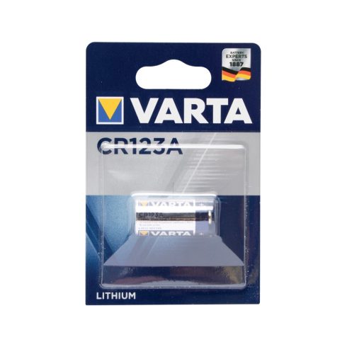 CR123 Varta elem, lítium 3V                                                                           VARTACR123