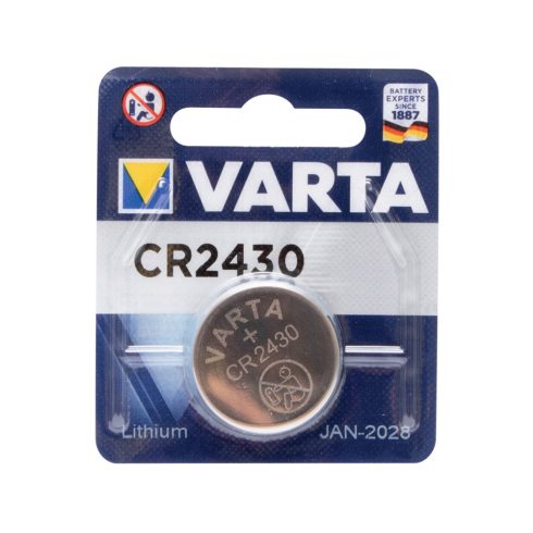 CR2430 Varta 3V gombelem, Litium                                                                      VARTACR2430