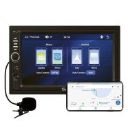   Fejegység, autórádió és multimédiás lejátszó, 7'' LCD, 2xDIN, RDS, BT, CPAA, HSO                      VBX910