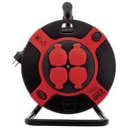   Kábeldob, kültéri, műanyag, 25m, 4 dugalj H07RN-F 3X1.5 IP44                                          VT0010305612