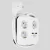 Asztali elosztó PowerQuad 3-as, 1.4m, 2db USB-vel, fehér, 2db USB-vel , USB 5V 2.4A vagy 2x1.2A, 250  VT0012378109