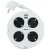 Asztali elosztó PowerDisc 4-es kapcsolós, 1.4m, 2db USB-vel, 2db USB-vel , átmérő: kb. 150mm, USB 5V  VT0015428109