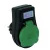 Dugalj kapcsolóval IP44 zöld                                                                          VT0020190502